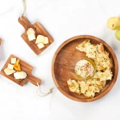 Acacia Wood Set of 2 Charcuterie Boards