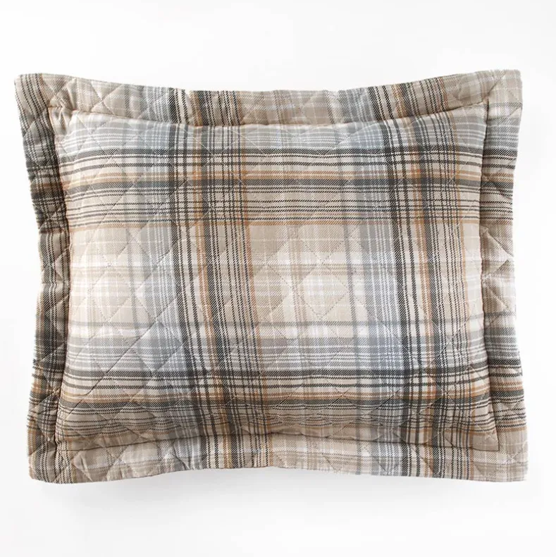 Aspen Plaid Quilted Sham
