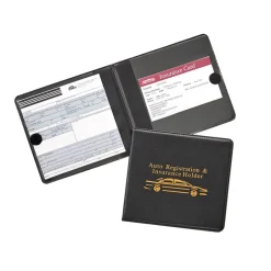 Auto Registration and Insurance Card Holder Set of 2