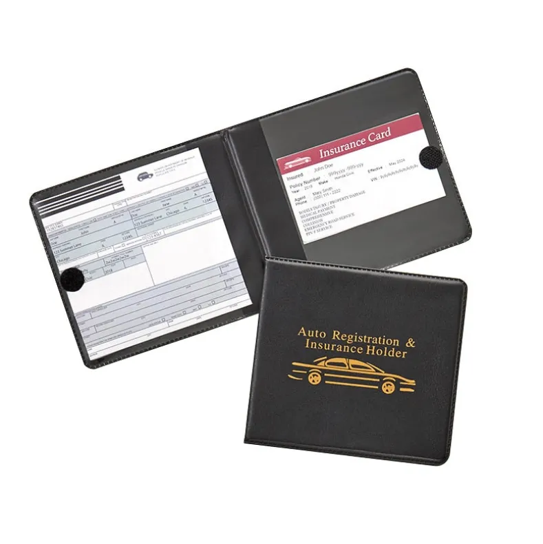 Auto Registration and Insurance Card Holder Set of 2