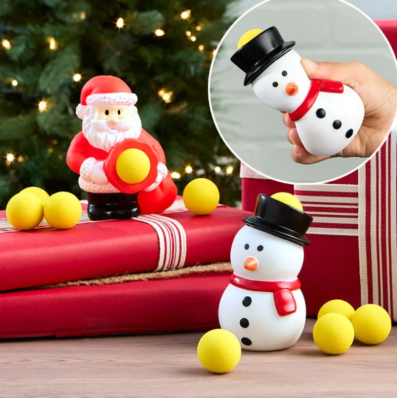 Ball Poppers Holiday Character With 5 Foam Balls
