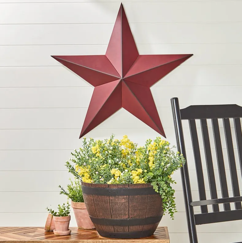 Barrel Shaped Planter Indoor or Outdoor 15" dia x 9"H