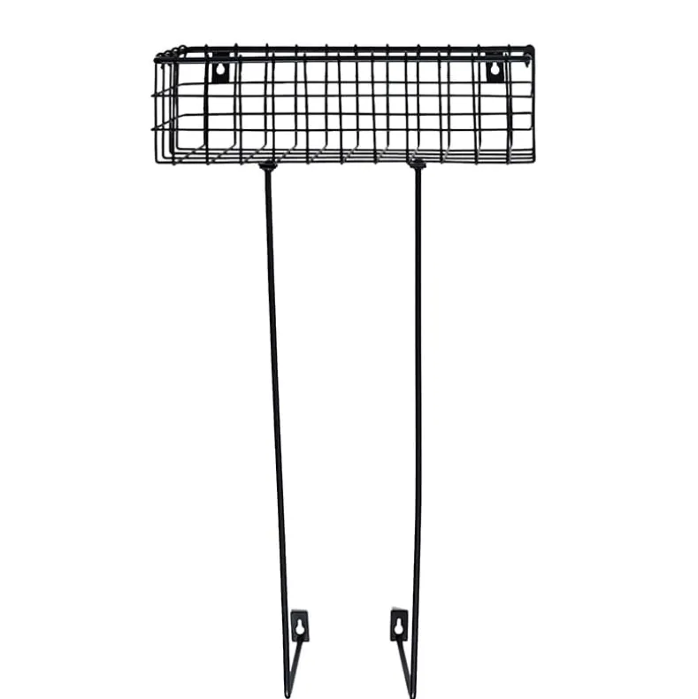 Bathroom Toilet Paper Holder or Towel Holder with Storage Shelf