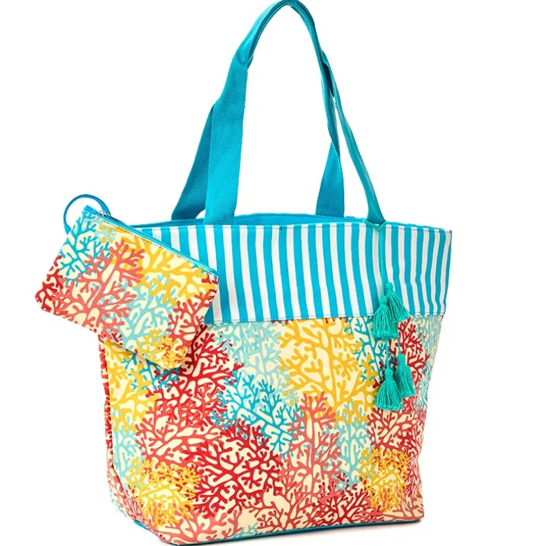 Beach Bag with Wet Pouch