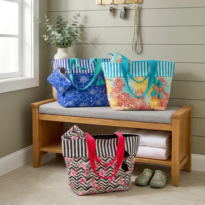 Beach Bag with Wet Pouch
