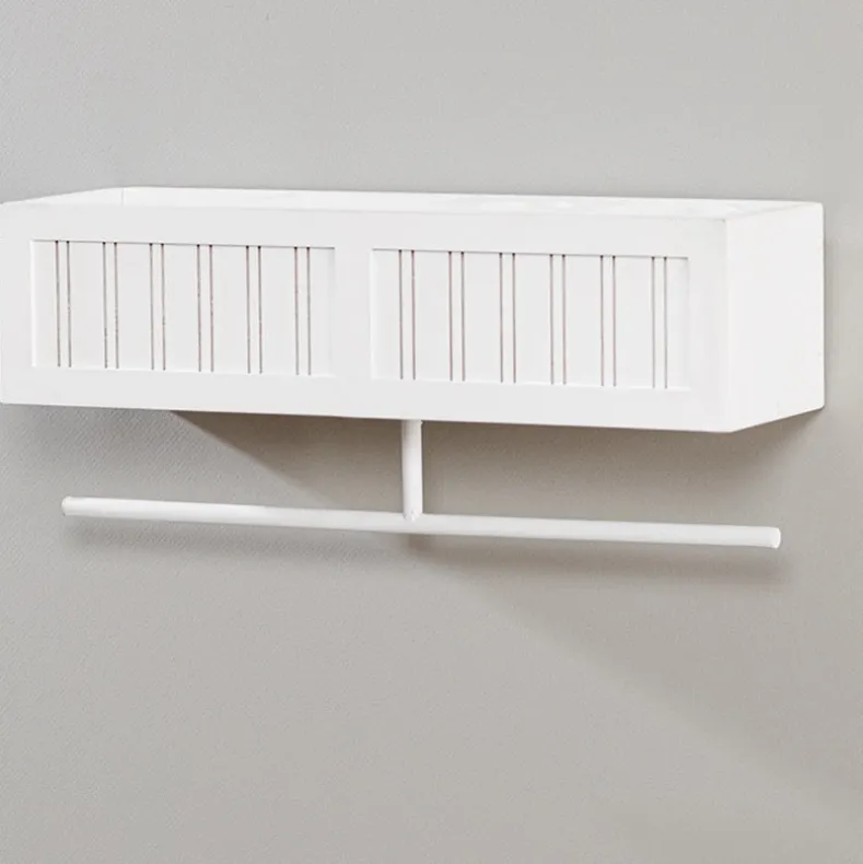 Beauty Wall Shelf with Towel Bar