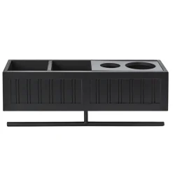 Beauty Wall Shelf with Towel Bar