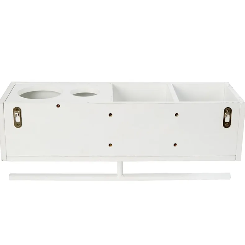 Beauty Wall Shelf with Towel Bar