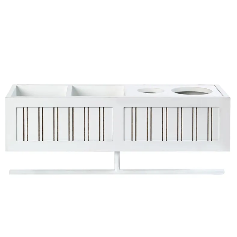 Beauty Wall Shelf with Towel Bar