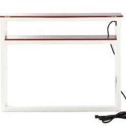 Behind-the-Sofa Long and Narrow Console Table with USB Port and Outlet
