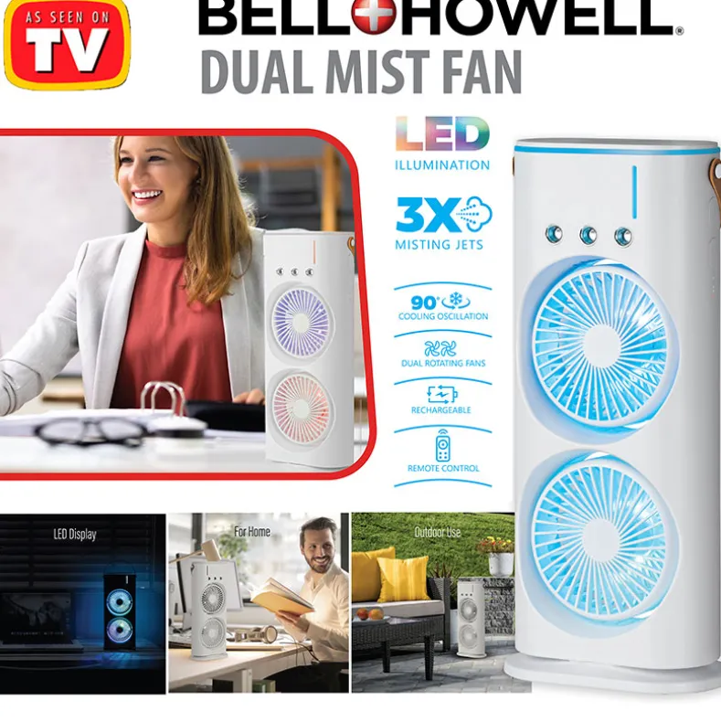 Bell+Howell® Dual Mist Fan