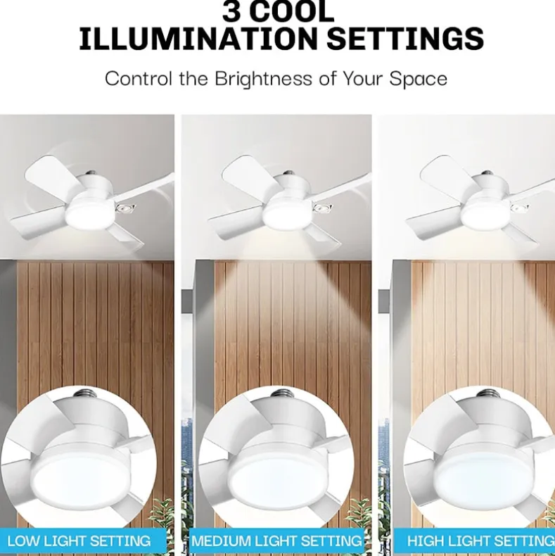 Bell+Howell® Socket Fan Light