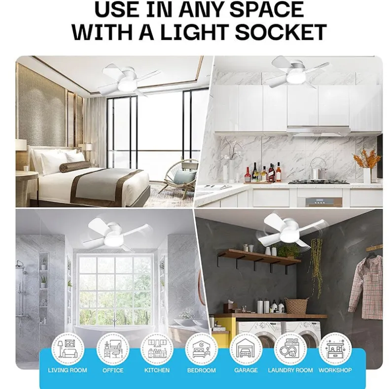 Bell+Howell® Socket Fan Light