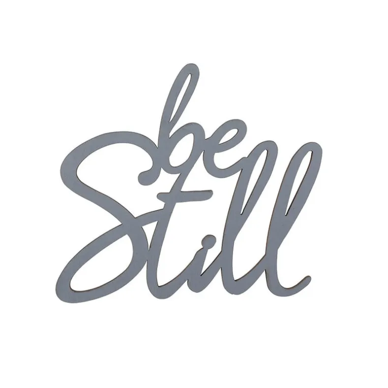 Be Still Wood Hanging Plaque