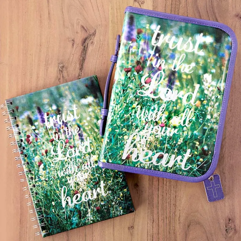 Bible Cover or Matching Notebook