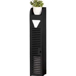 Black Bathroom Storage Cabinet