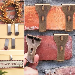 Brick or Siding Clips-Secure, Repositionable, for Indoor/Outdoor Use