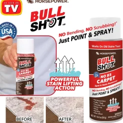 Bull Shotâ„¢ Carpet Spot And Stain-Lifting Foam Remover By Horsepowerâ„¢