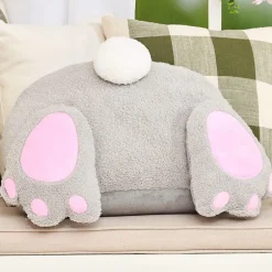 Burrowing Bunny Shaped Decorative Pillow