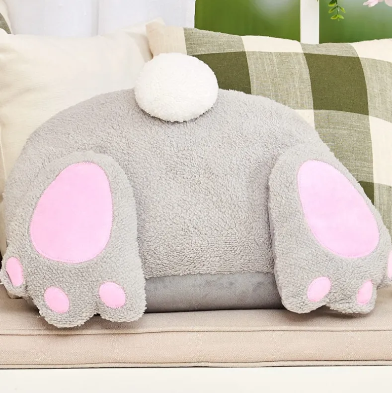 Burrowing Bunny Shaped Decorative Pillow