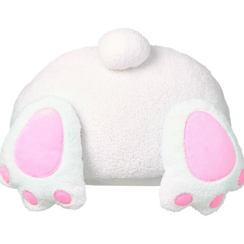 Burrowing Bunny Shaped Decorative Pillow