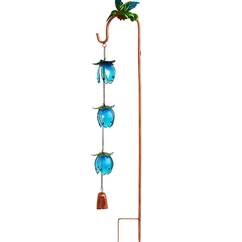 Butterfly Cascading Flower Solar Stake