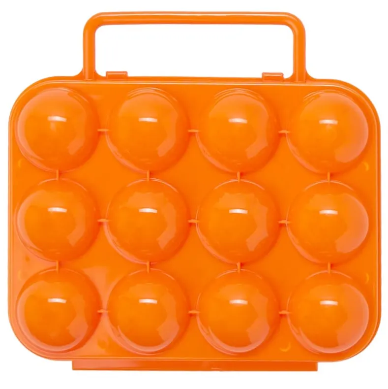Camping Dozen Plastic Egg Holder Clean and Unbreakable