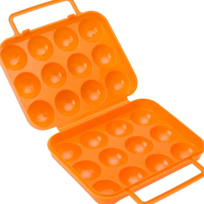 Camping Dozen Plastic Egg Holder Clean and Unbreakable