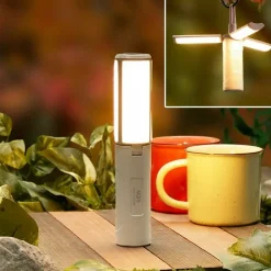 Camping Lantern 3 Panels 16 LED's Each Magnetic Tabletop Or Hanging
