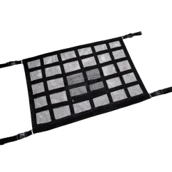 Car Ceiling Cargo Mesh Net With 2 Separate Pockets 1 Zippered