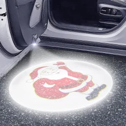 Car Door Santa LED Light Projector - Set of 2