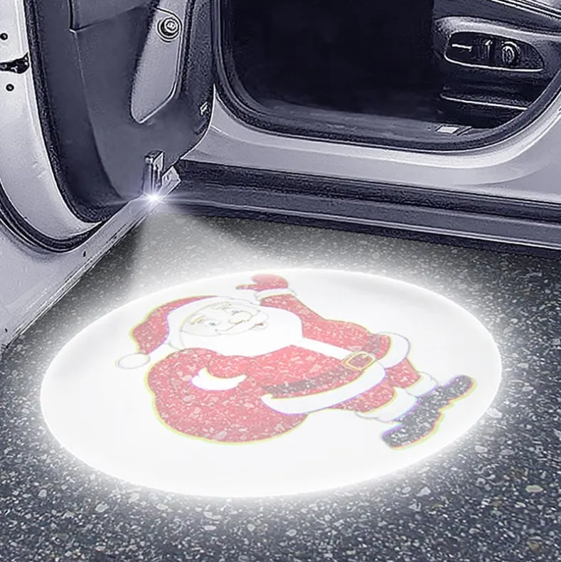 Car Door Santa LED Light Projector - Set of 2