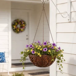 Cast Iron Hanging Planter
