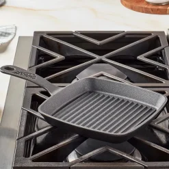 Cast Iron Mini Square Grill Pan