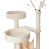 Cat Indoor Multifunction Play Tree With Perches Hammock Sisal Posts