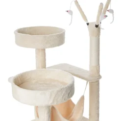 Cat Indoor Multifunction Play Tree With Perches Hammock Sisal Posts