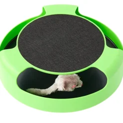 Cat Scratch Pad Spinning Toy with Mouse