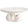 Ceramic Easter Bunny 8" Cake Stand