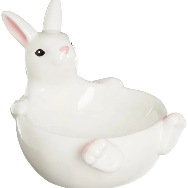 Ceramic Easter Bunny 5" Serving Bowl
