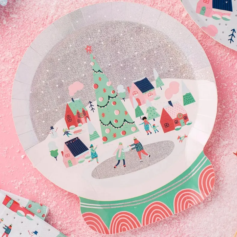 Christmas Disposable Paper Dinnerware Sets