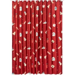 Christmas Dogs Shower Curtain, Bath Rug, Hand Towels, Valance, or Hooks