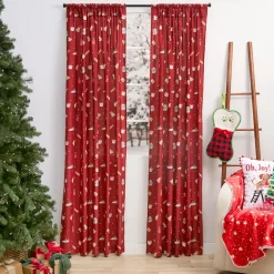 Christmas Dogs Window Panel 50