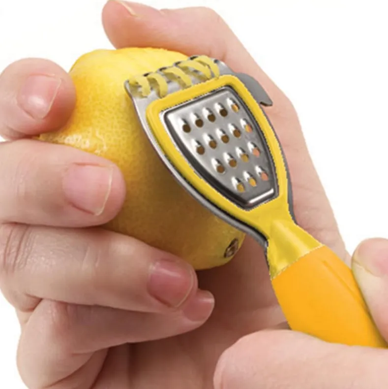Citrus Kitchen 4-in-1 Tool - Zester, Peeler, Garnisher, Reamer