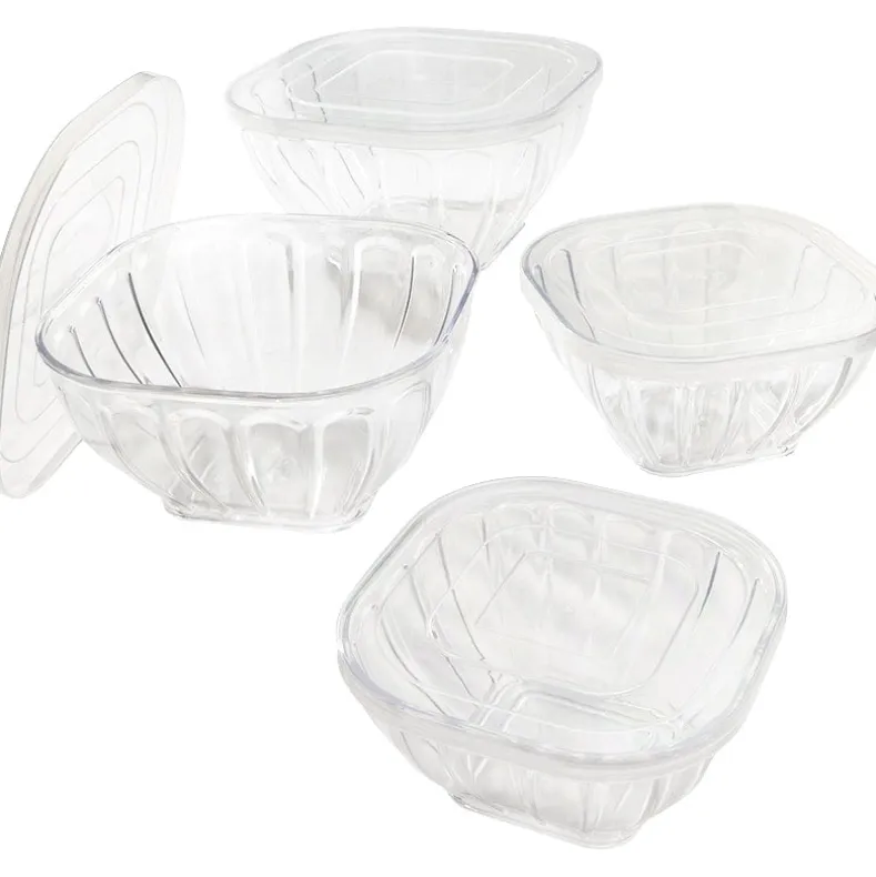Clear Storage Containers Nesting 8 Pc Set