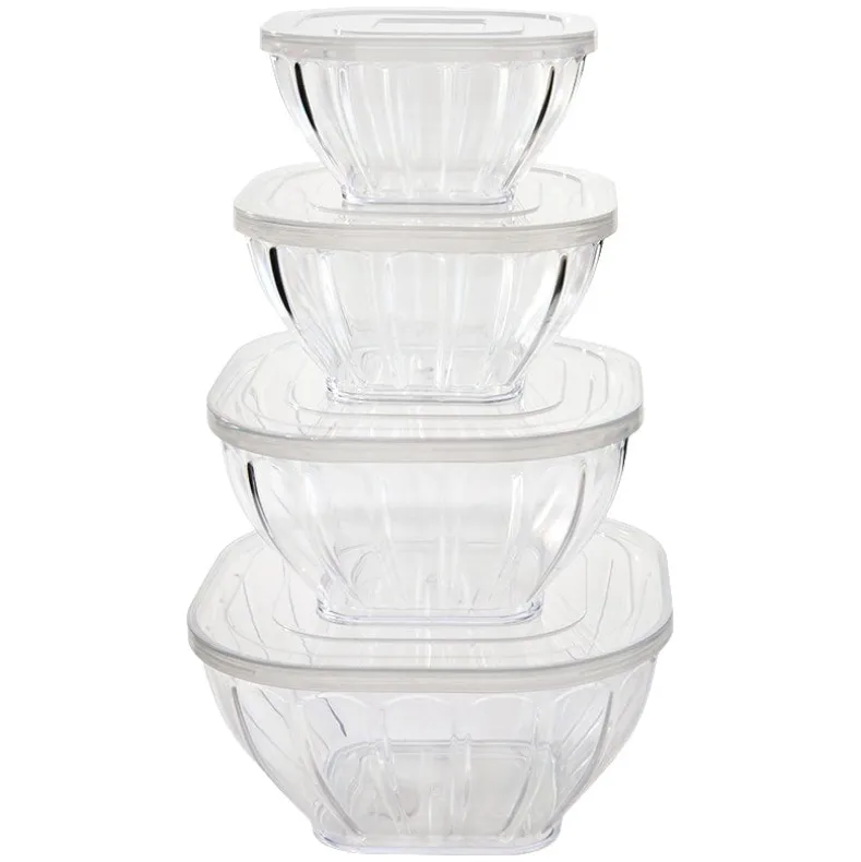 Clear Storage Containers Nesting 8 Pc Set