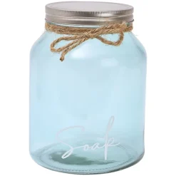 Coastal Laundry Storage Glass Jar