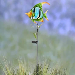Coastal Sea Creature Solar Lighted Stake