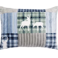 Coleman Plaid and Stripe Patchwork Sham