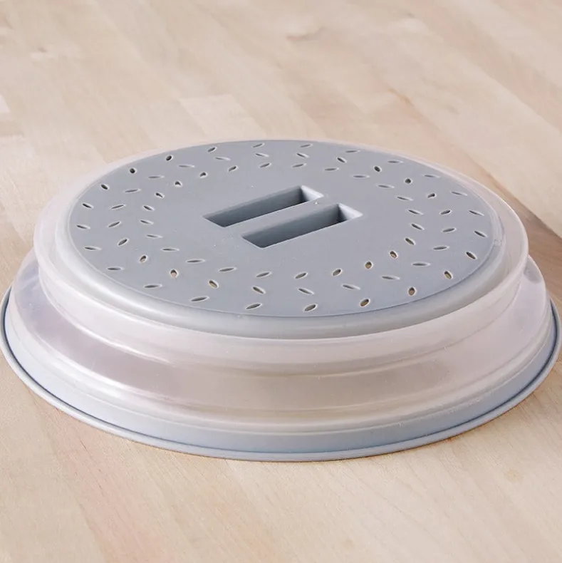 Collapsible Microwave Splatter Guard and Colander