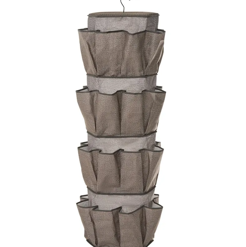 Collapsible Rotating Closet Storage Organizer - 4-Tiers